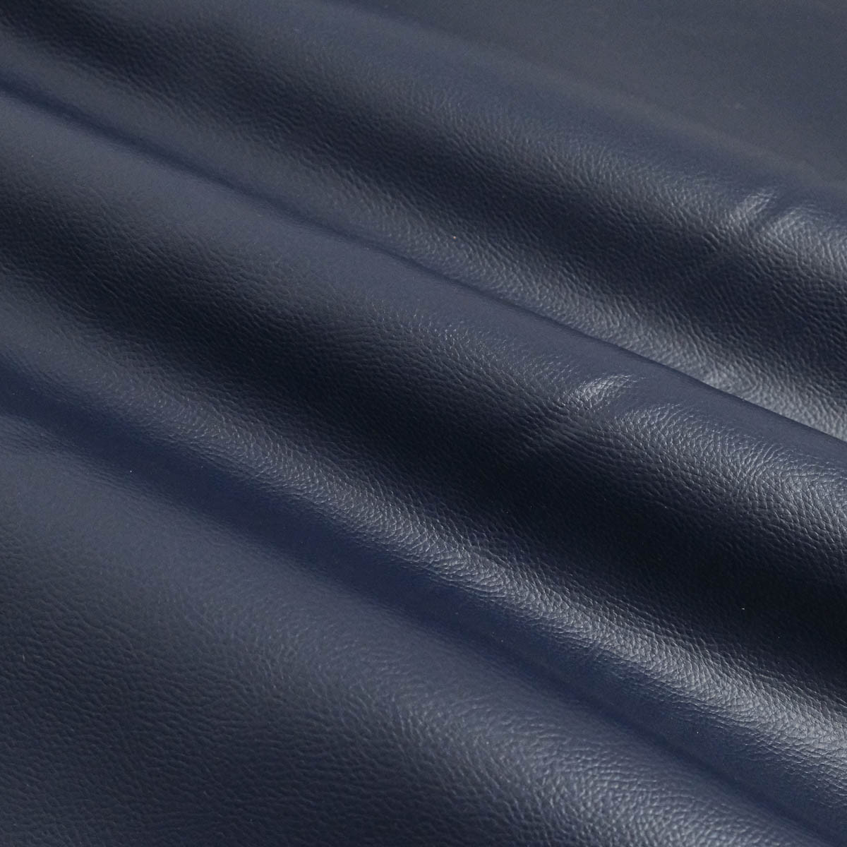 Navy Blue Faux Leather - Bari - Maison Klem
